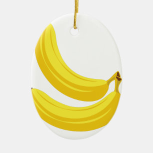 Bananer Julgransprydnad Keramik