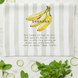 Bananer - Koranvers Kökshandduk