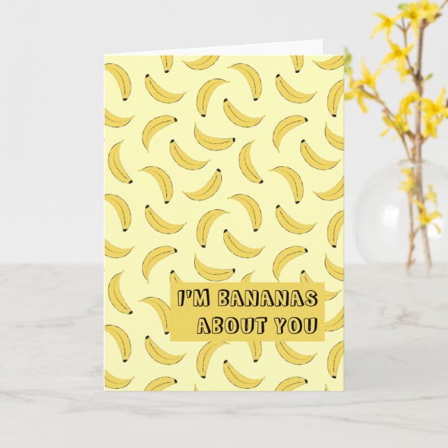Bananer Kort (Gul blomma)
