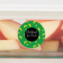 Bananer Matmix Lunchenbox Klistermärke
