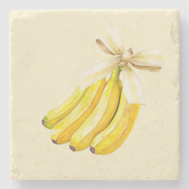 Bananer Med En Slinga Stenunderlägg (Framsidan)