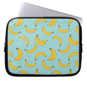 Bananer och Polk pricker Laptop Sleeve