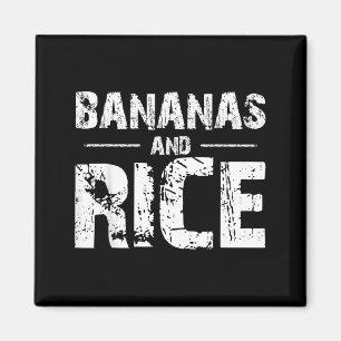 Bananer och ris magnet