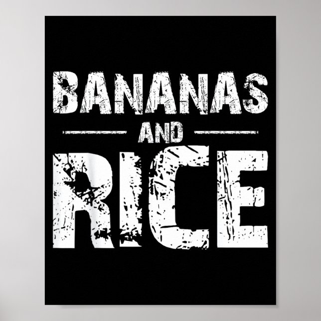 Bananer och ris  poster (Framsidan)