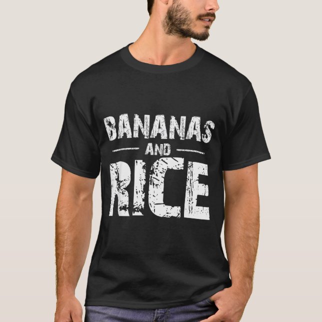 Bananer och ris  t shirt (Framsida)