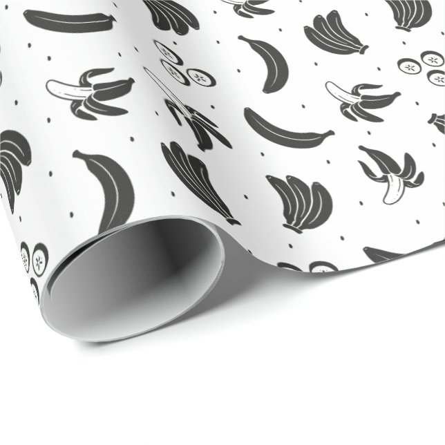 Bananer Presentpapper (Rullad Hörn)