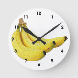 Bananer Rund Klocka
