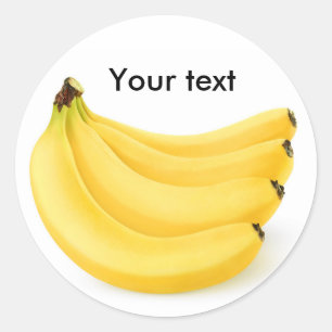 Bananer Runt Klistermärke