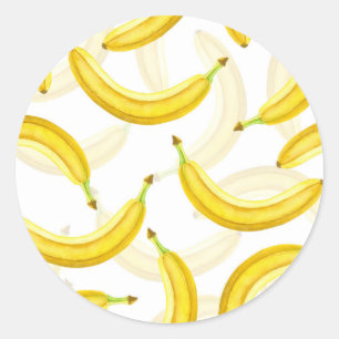 Bananer Runt Klistermärke