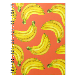 Bananer, vattenfärg anteckningsbok