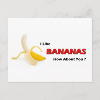 Bananer Vykort