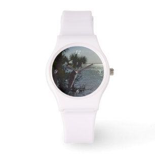 Bananfloden Handflatan Träd Painterly Armbandsur