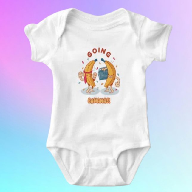 Bananflugor Baby Bodysuit T Shirt (Skapare uppladdad)