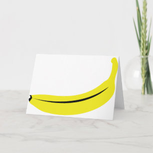 Bananfrukt, gult kort