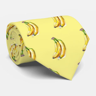 Bananfrukt i mönster, tippad, kute slips