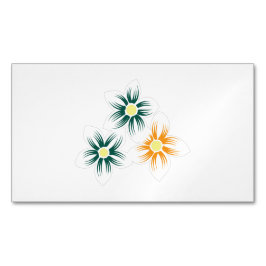 BananGult, Mörk blått Grönt, dekorativ Magnetiska Visitkort