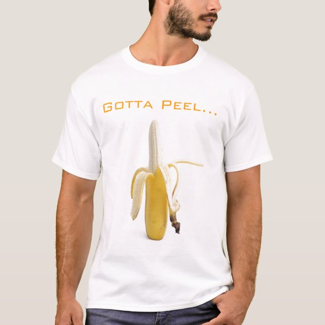 Bananhar som ska skalas…, Skjorta Tee (Framsida)