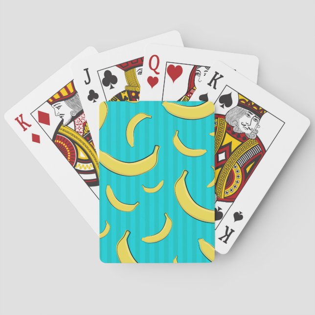 Bananillustration Casinokort (Baksidan)