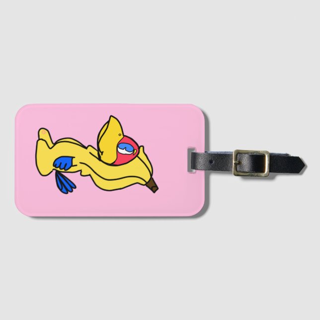 bananjayhawk bagagebricka (Framsida horisontal)
