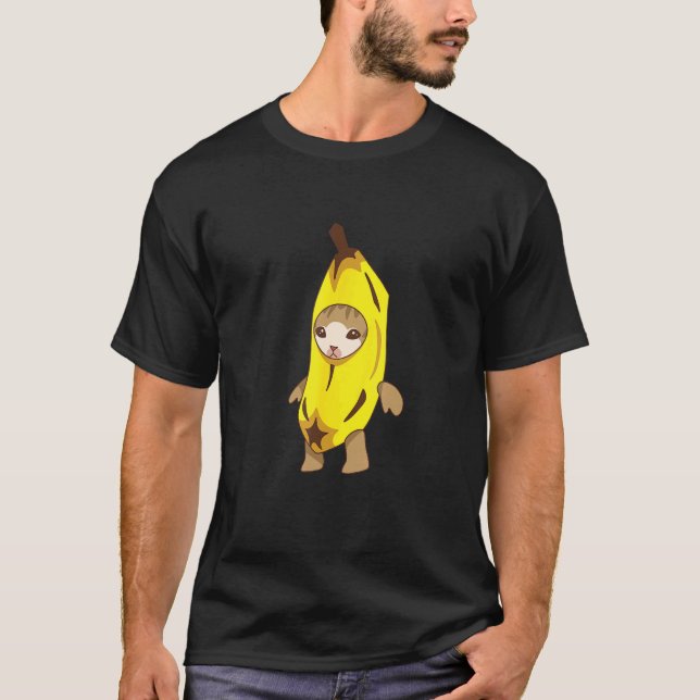 Banankatt Meme T Shirt (Framsida)