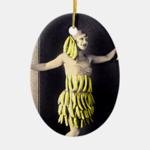 Bananklänning Julgransprydnad Keramik