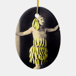 Bananklänning Julgransprydnad Keramik