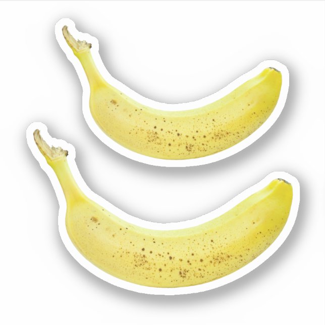Bananklistermärken Klistermärken (Framsida)