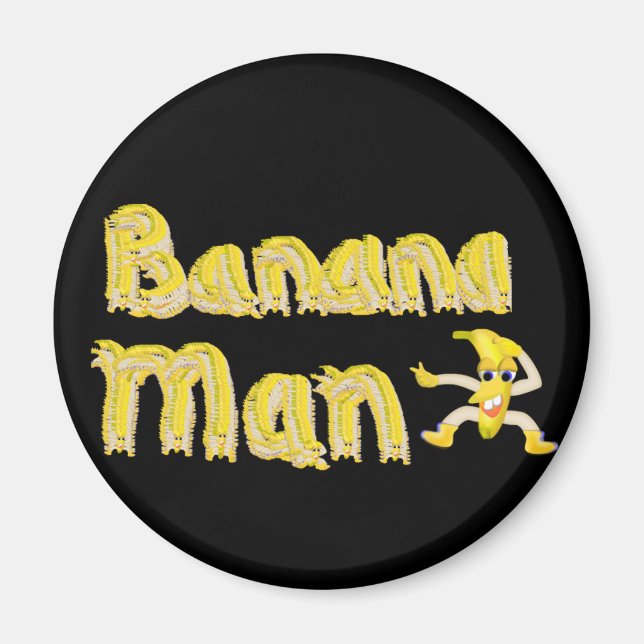 Bananmanen knäppas magnet (Framsidan)