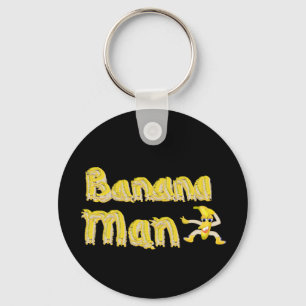 Bananmanen knäppas nyckelring