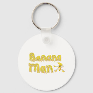Bananmanen knäppas nyckelring