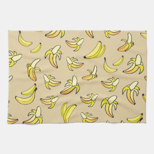 Bananmönster Kökshandduk