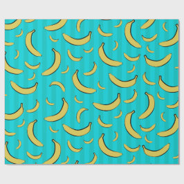 Bananmönstrad presentpapper