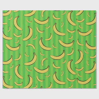 Bananmönstrad presentpapper