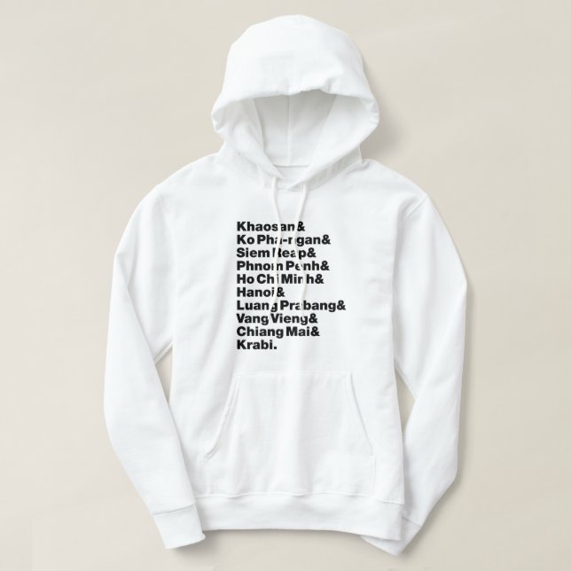 Bananpannkaksvandring / -krets hoodie (Design framsida)