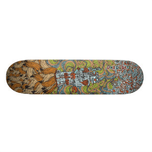 Bananraketdäck Skateboard Bräda 19,5 Cm