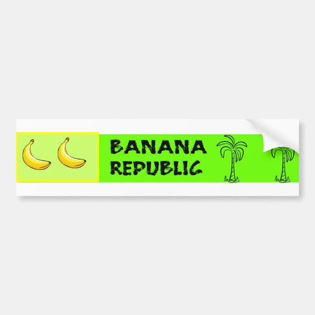 Bananrepublikbildekal Bildekal (Framsidan)