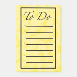 Banans Att Göra Lista Post it-anteckningar Post-it Block