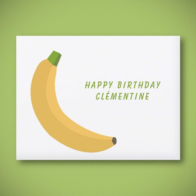Banans födelsedag vykort (Banana Birthday Postcard)