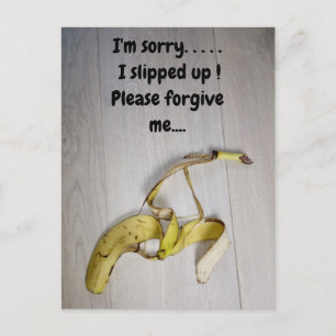 Bananskals vykort