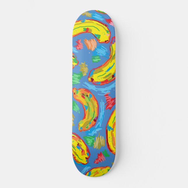 BananSkateboard Mini Skateboard Bräda 18,5 Cm (Framsida)