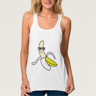 Bananskördtanktop Linne Med Racerback