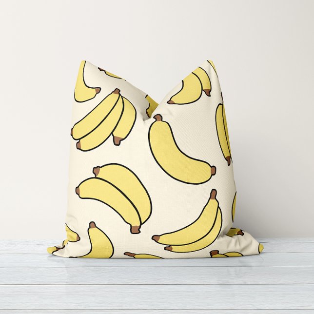 Bananskparad Gul Smör Kudde (Skapare uppladdad)