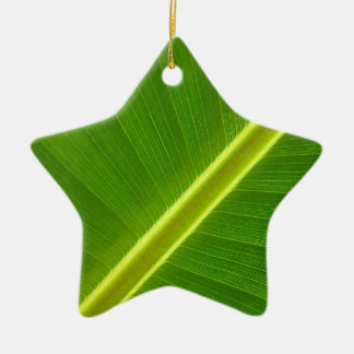 Banantreeblad Julgransprydnad Keramik