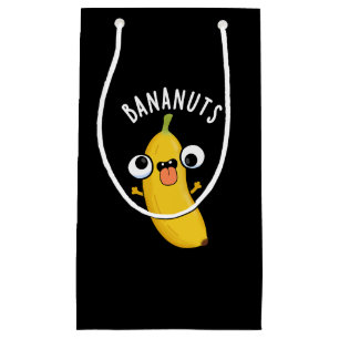 Bananuts Funny Crazy Banana Fruit Pun Mörk BG
