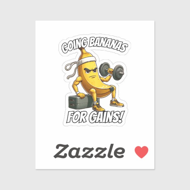 bananutveckling klistermärken (Ark)