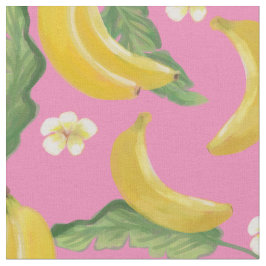 Bananvävnader rosa tyg
