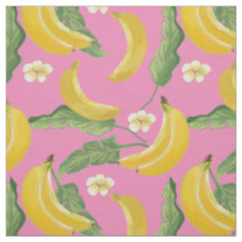 Bananvävnader rosa tyg