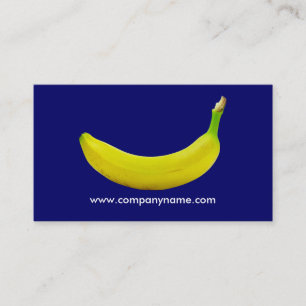 Bananvisitkortmall Visitkort