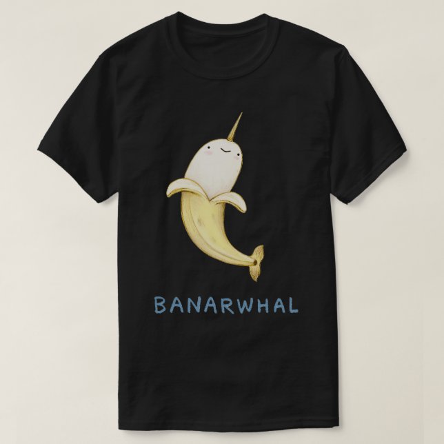 Banarwhal T Shirt (Design framsida)