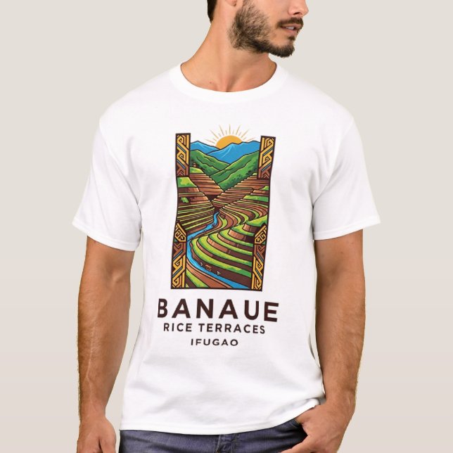 BANAUE RIS TERRACES T SHIRT (Framsida)